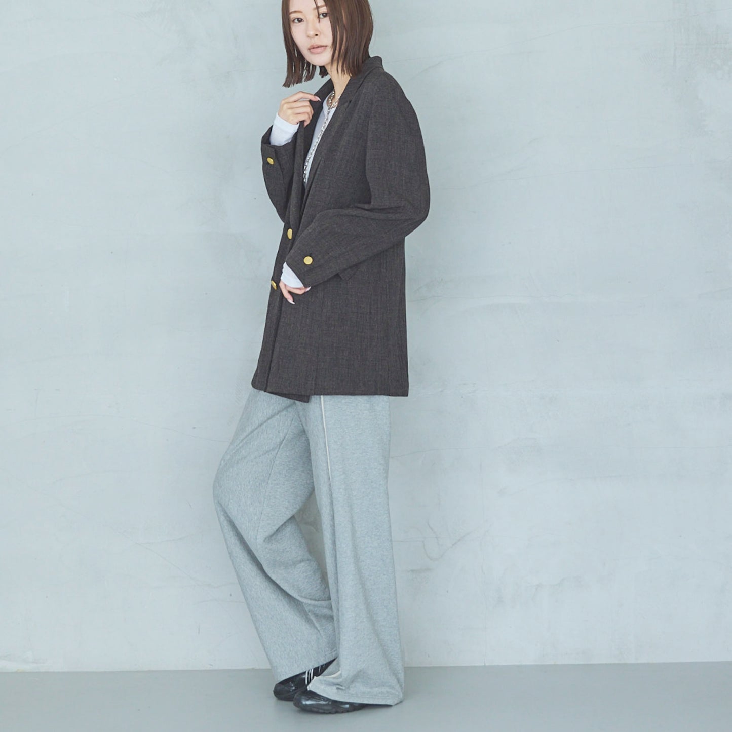 Cut-Off Jersey Pants UNISEX