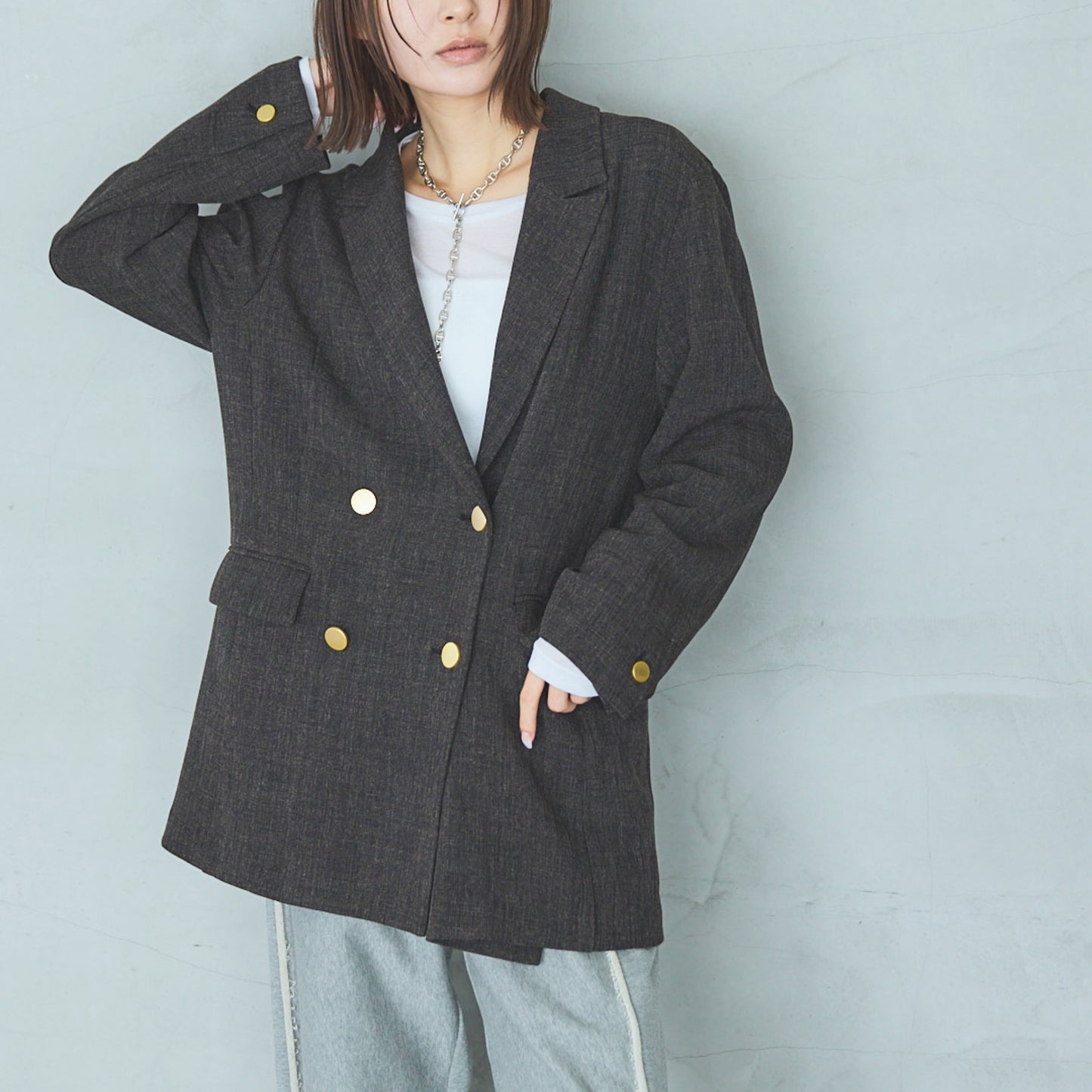 Kanade Circular Rib Knit Pullover