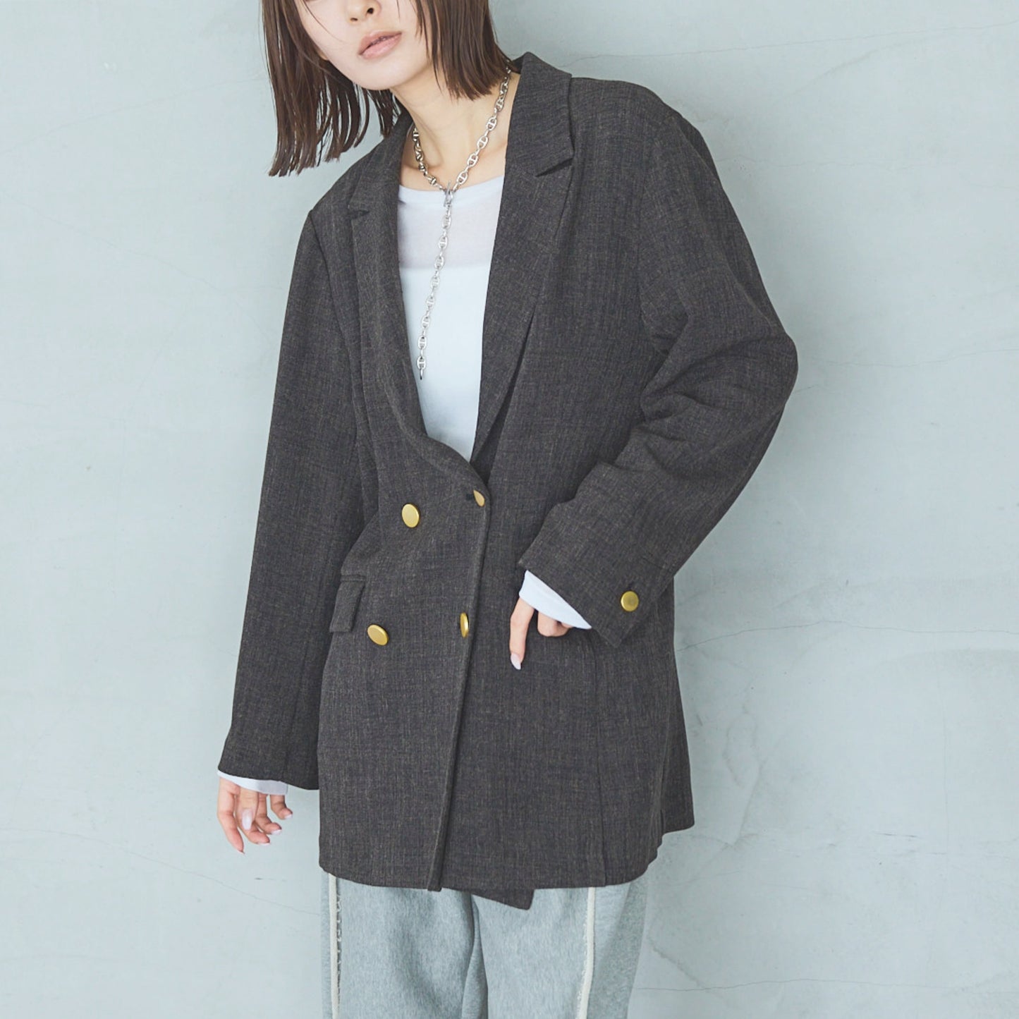 Kanade Circular Rib Knit Pullover