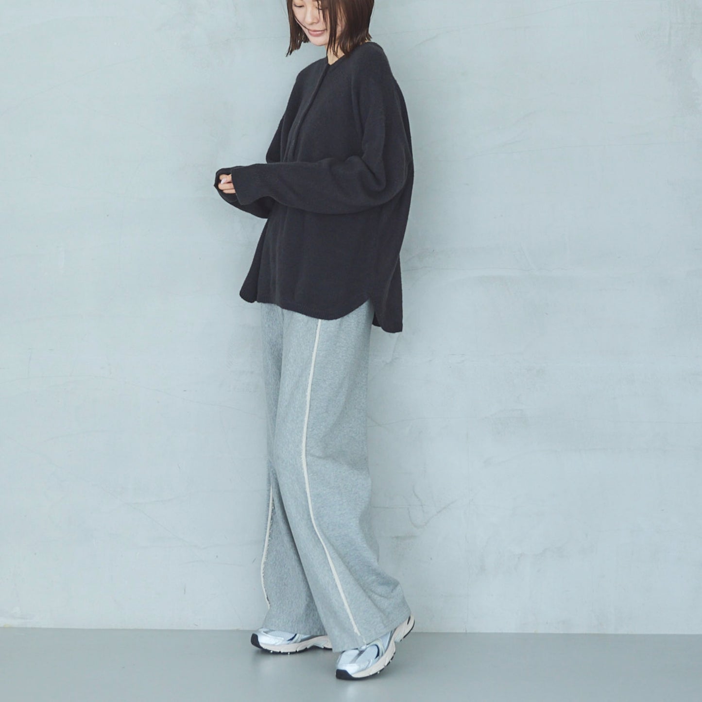 Henley Neck Pullover FOX VELVET