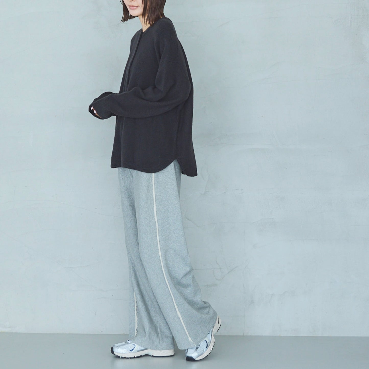 Henley Neck Pullover FOX VELVET