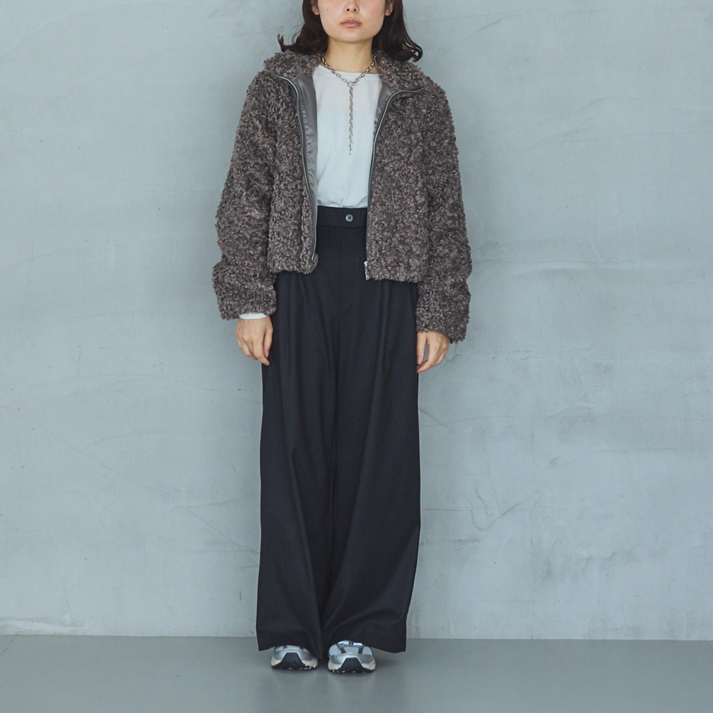 Short Faux Fur Jacket