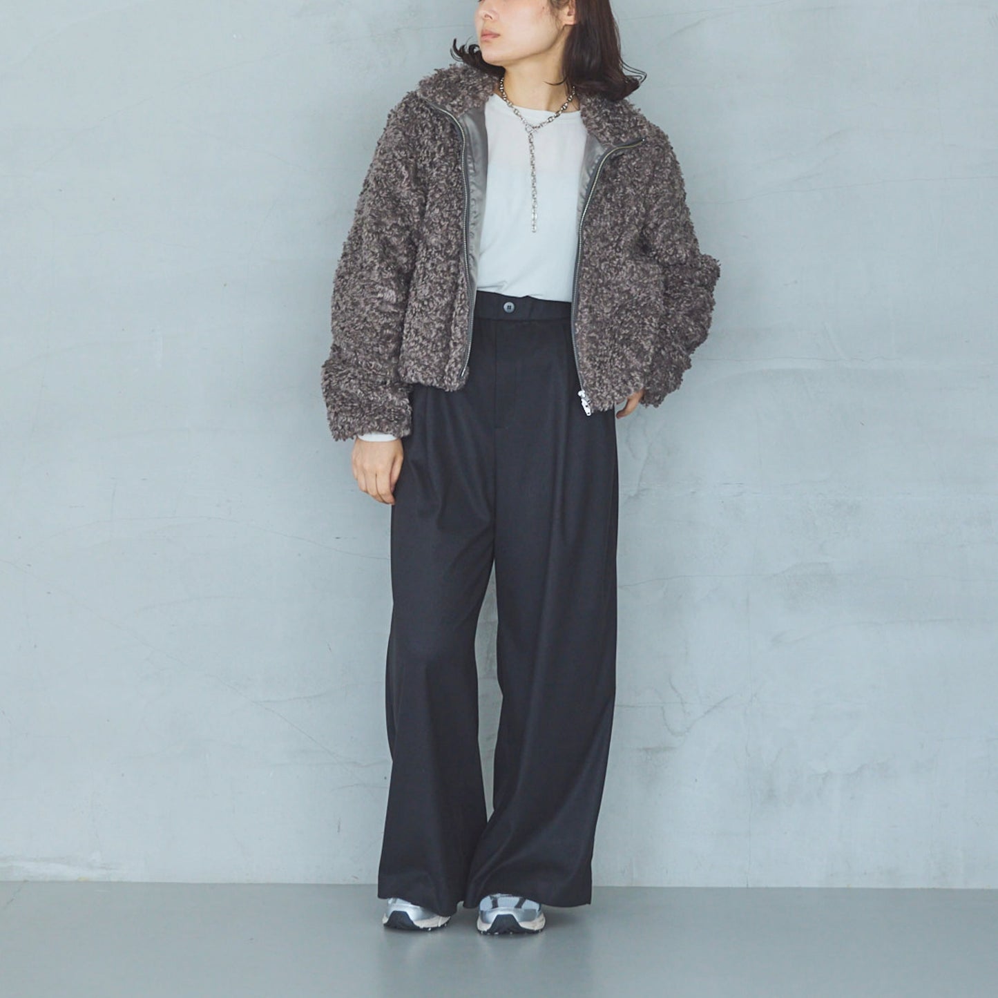 Short Faux Fur Jacket