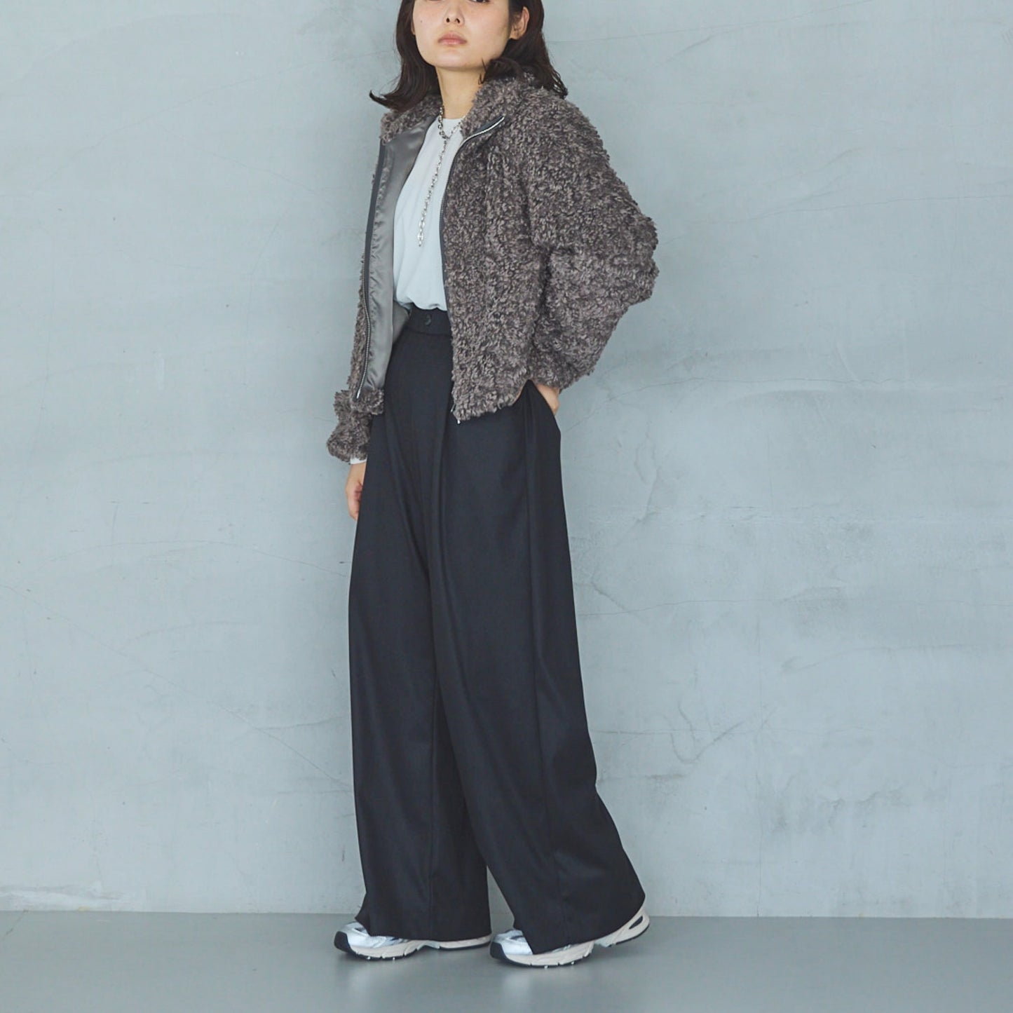 Short Faux Fur Jacket