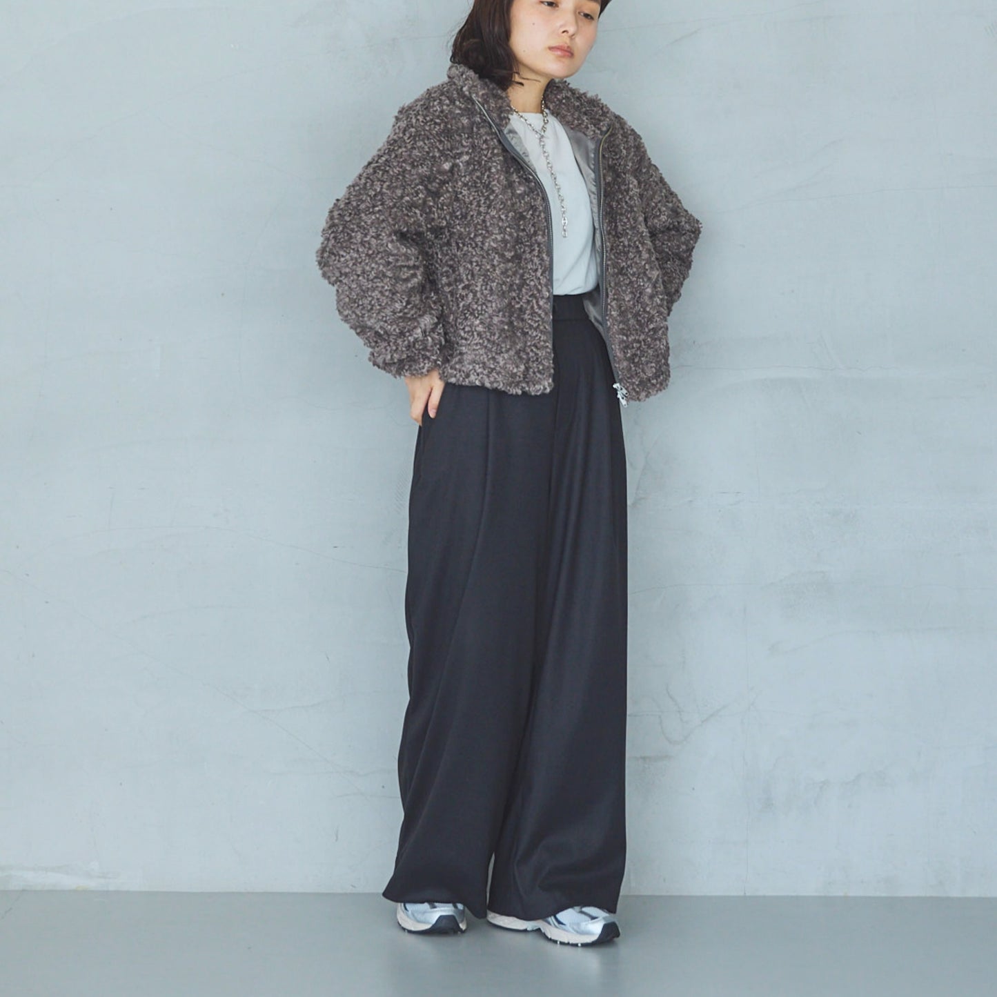 Short Faux Fur Jacket