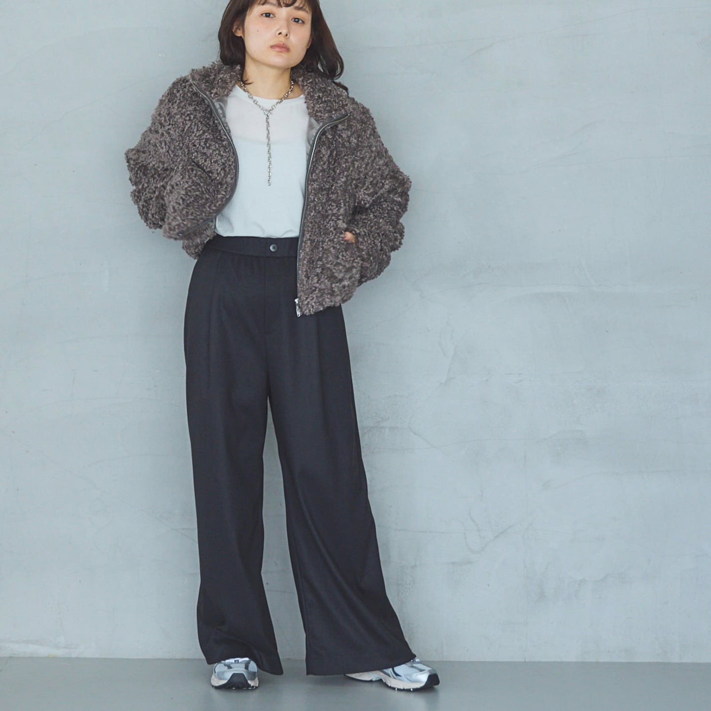 Short Faux Fur Jacket