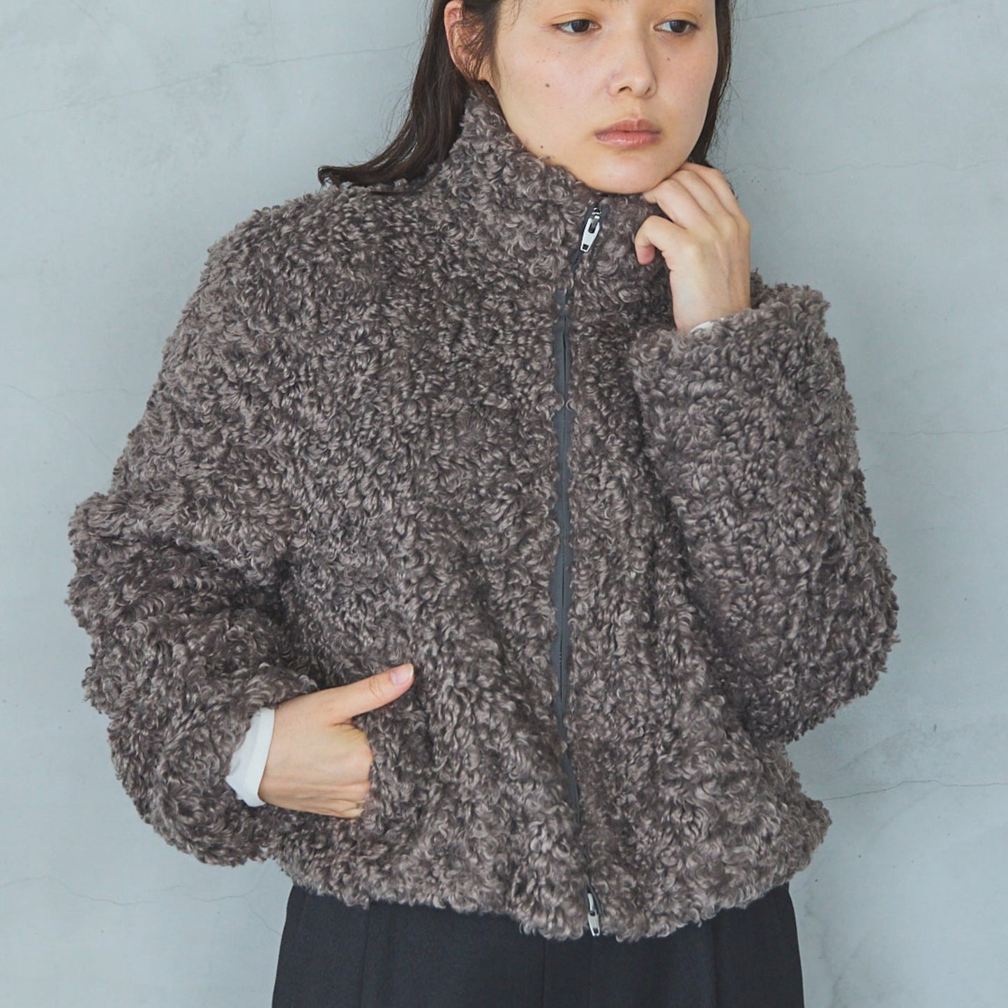 Short Faux Fur Jacket