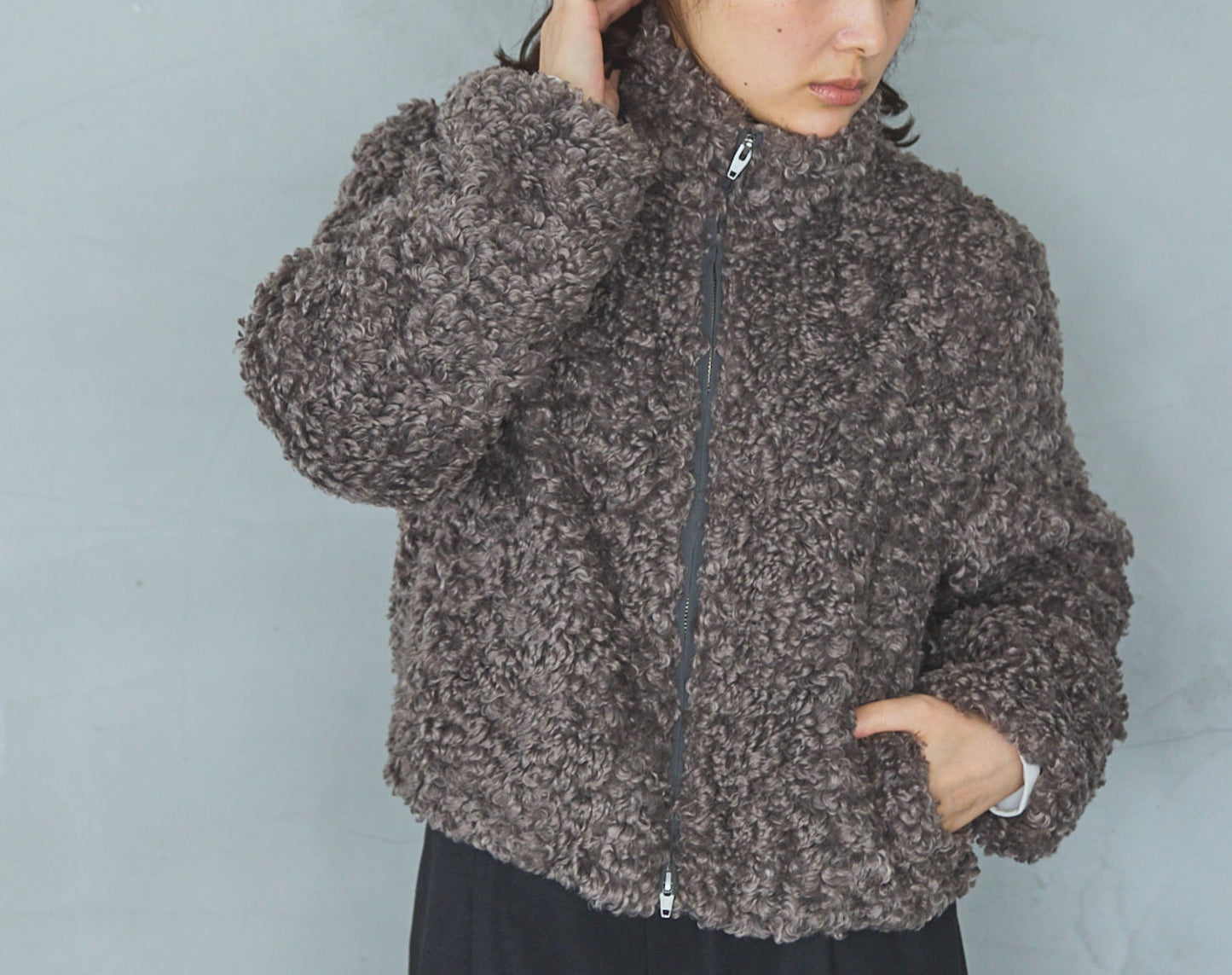 Short Faux Fur Jacket