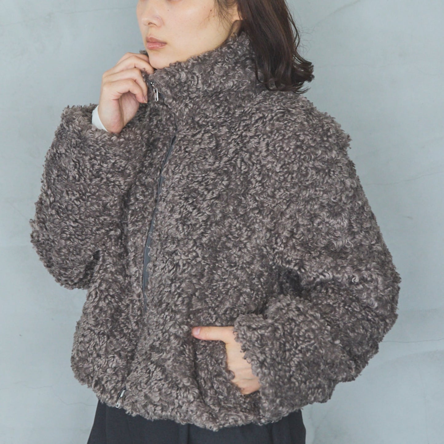Short Faux Fur Jacket