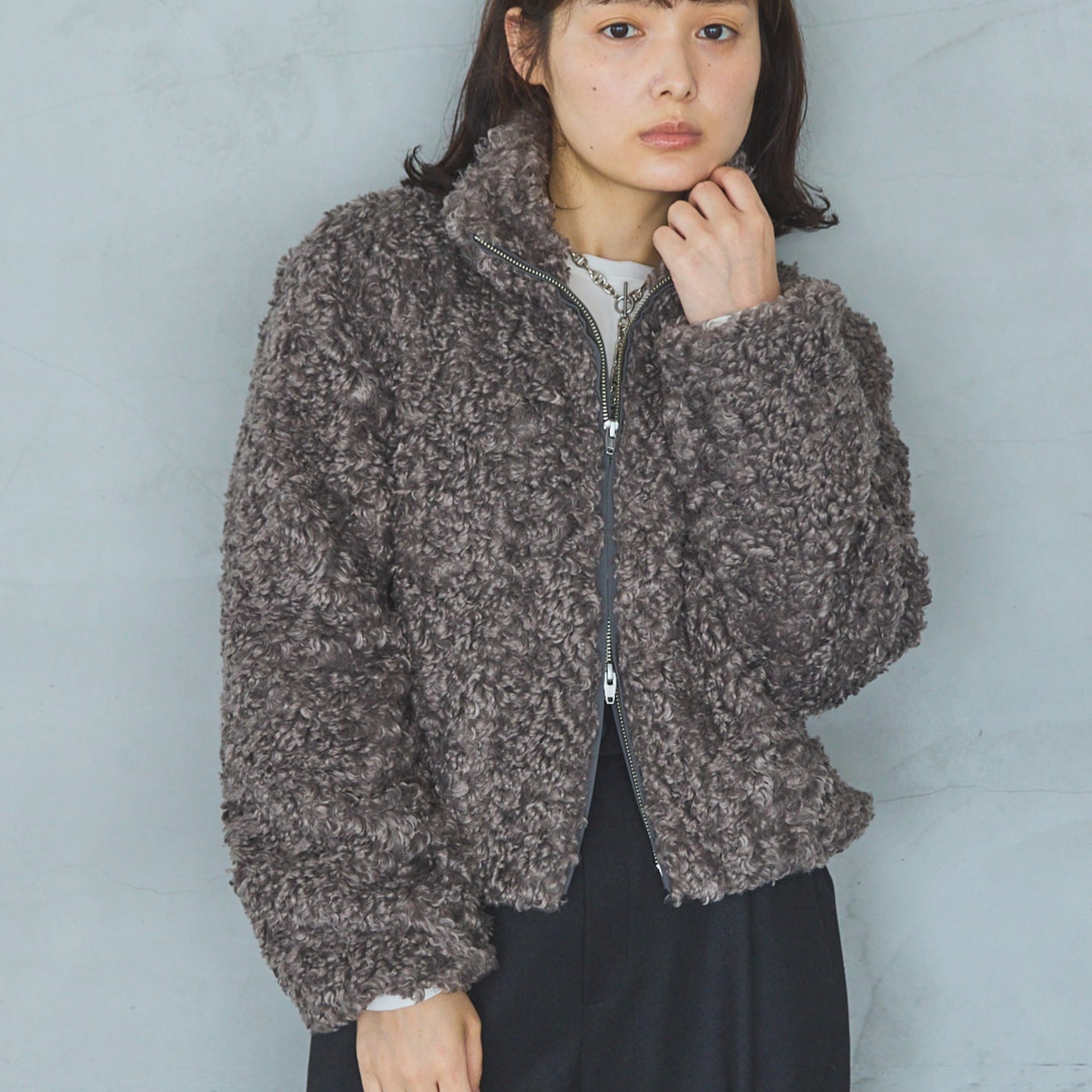 Short Faux Fur Jacket