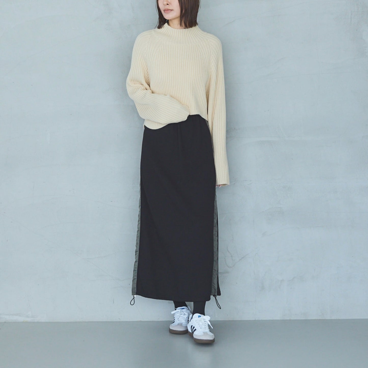 5-Gauge Asymmetric Ribbed Pullover