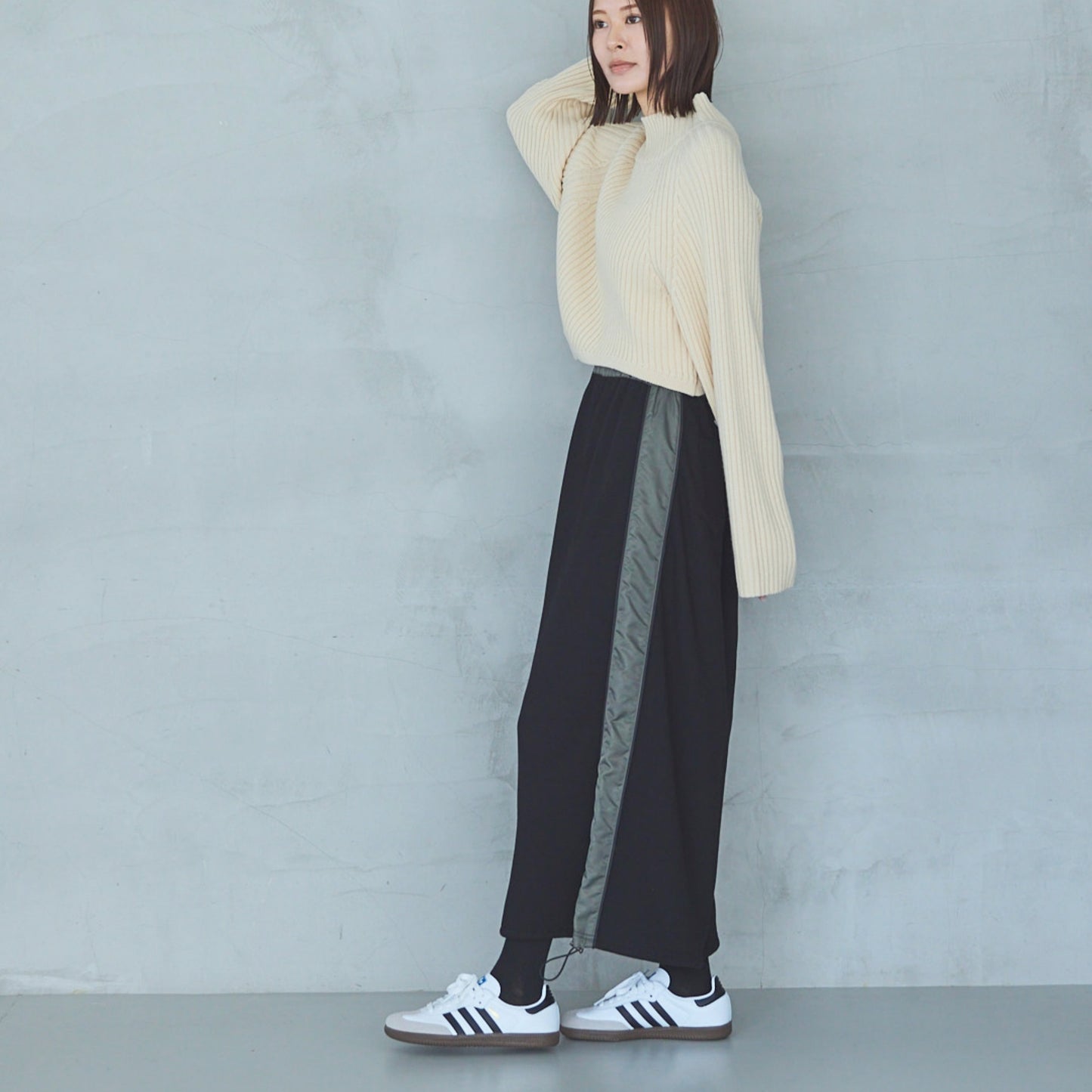 5-Gauge Asymmetric Ribbed Pullover