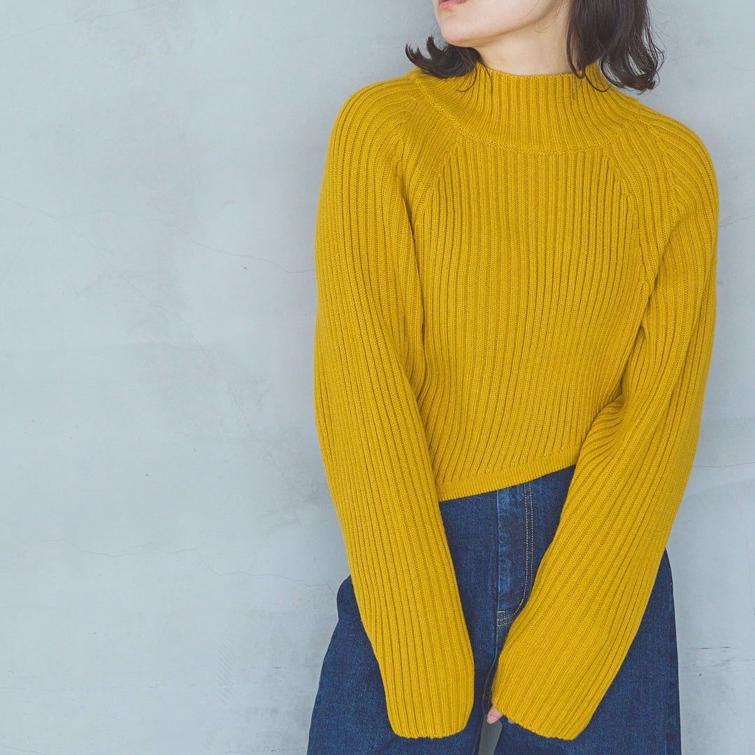 5-Gauge Asymmetric Ribbed Pullover