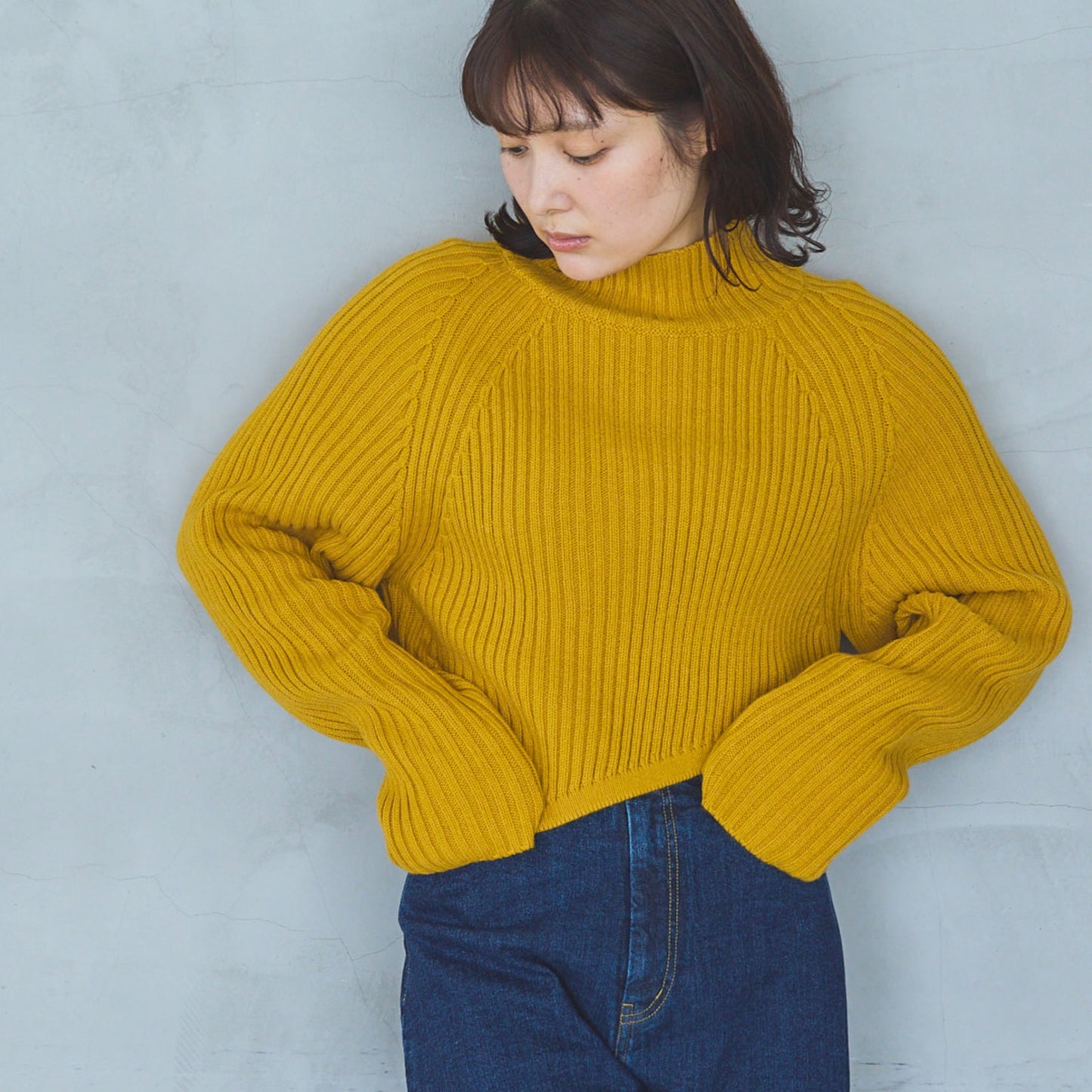 5-Gauge Asymmetric Ribbed Pullover