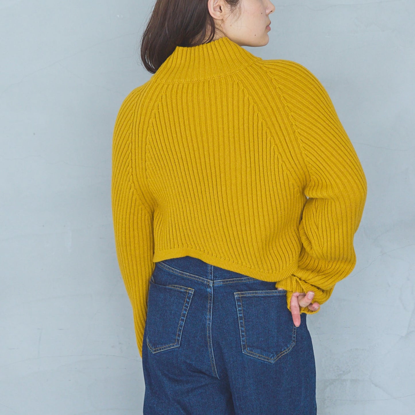 5-Gauge Asymmetric Ribbed Pullover