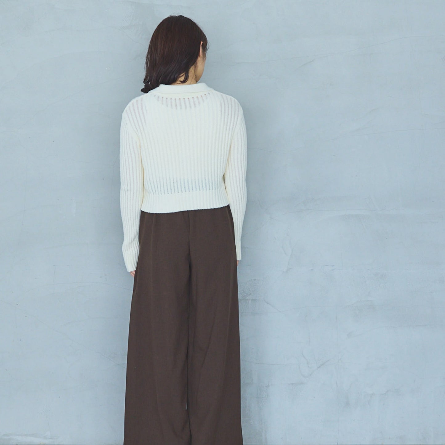 Feather Yarn Sheer Pullover