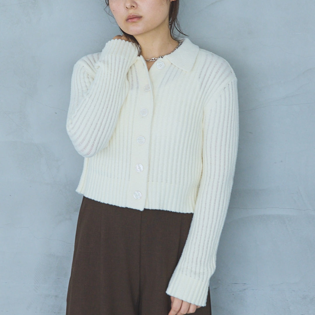 Feather Yarn Sheer Pullover