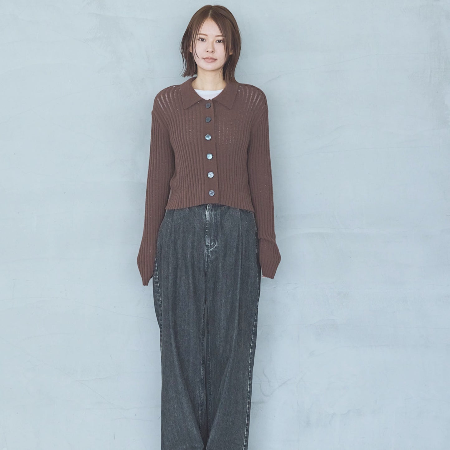 Feather Yarn Sheer Pullover