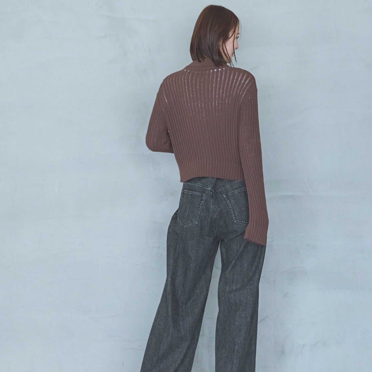 Feather Yarn Sheer Pullover