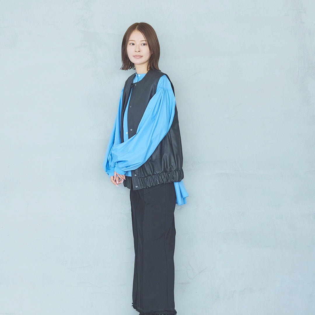 Cut-Off Jersey Skirt