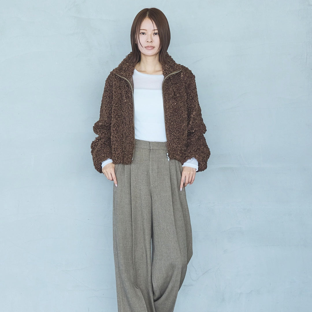 Kanade Circular Rib Knit Pullover