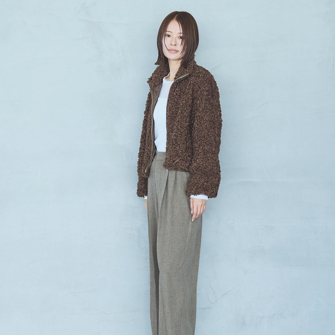 Kanade Circular Rib Knit Pullover
