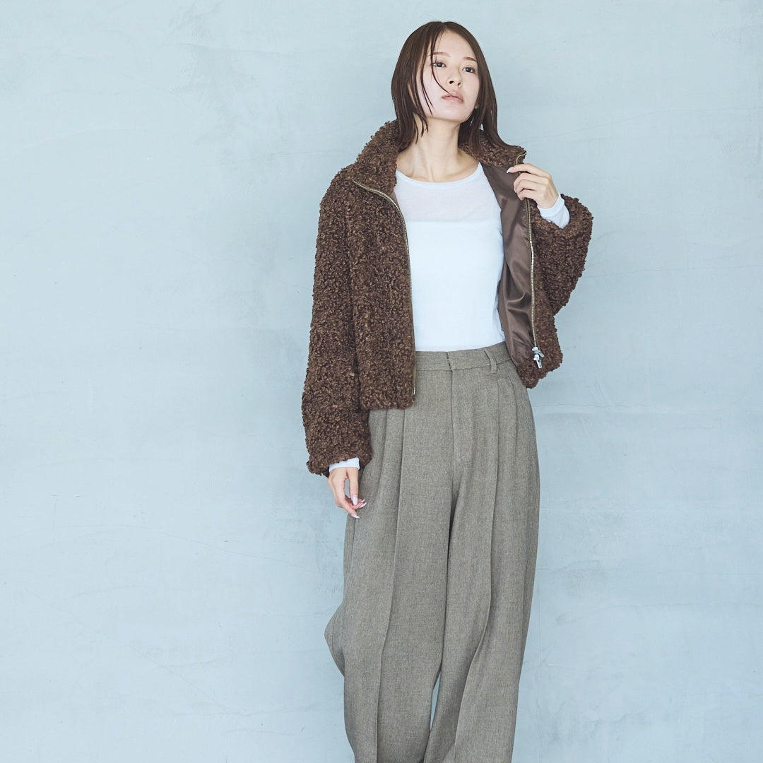 Kanade Circular Rib Knit Pullover