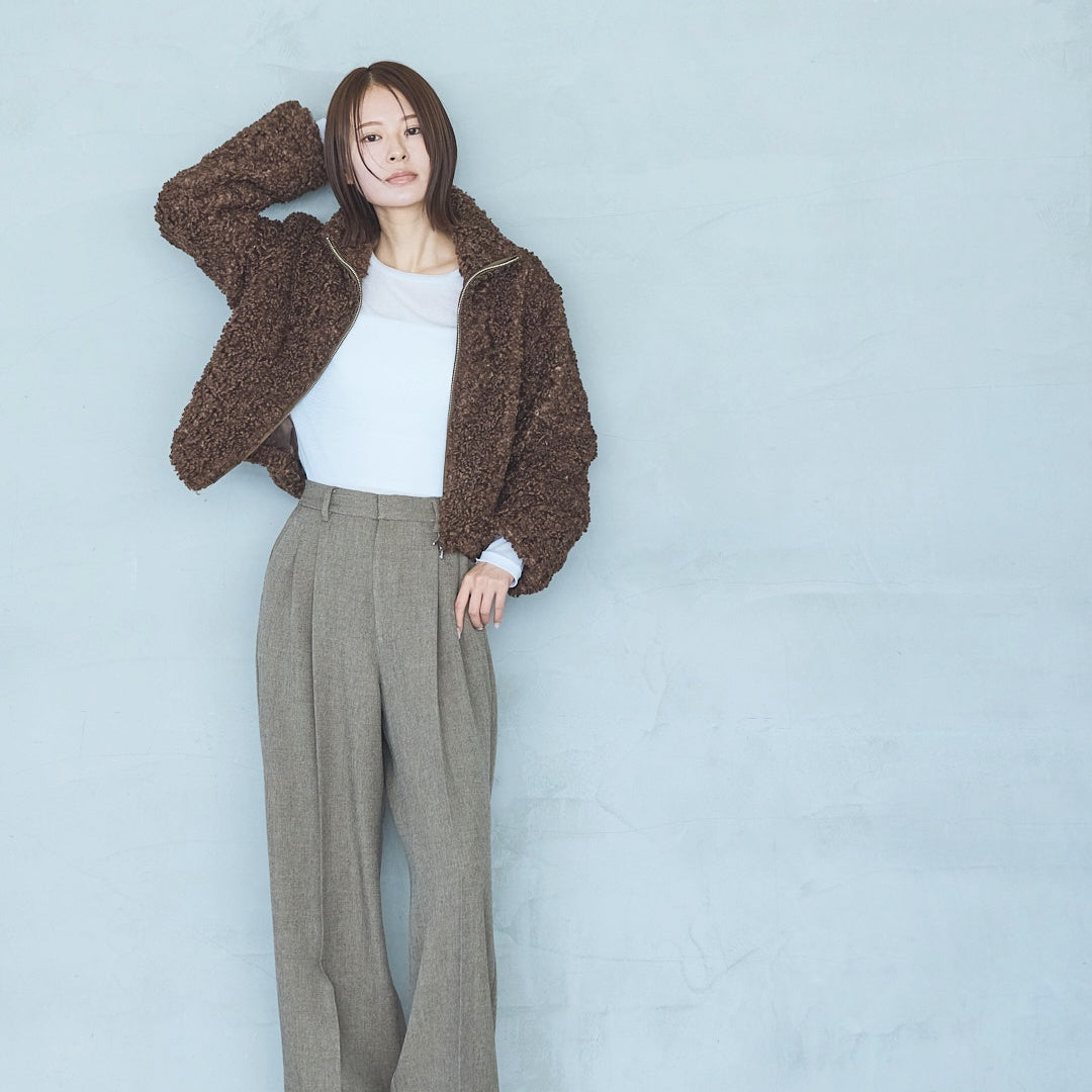 Kanade Circular Rib Knit Pullover
