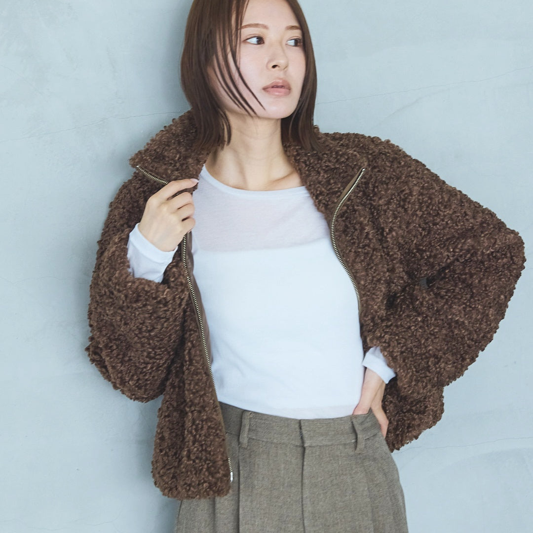 Kanade Circular Rib Knit Pullover