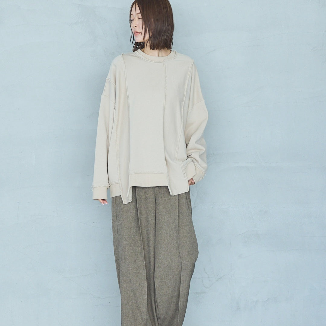 Cut-Off Jersey Pullover UNISEX