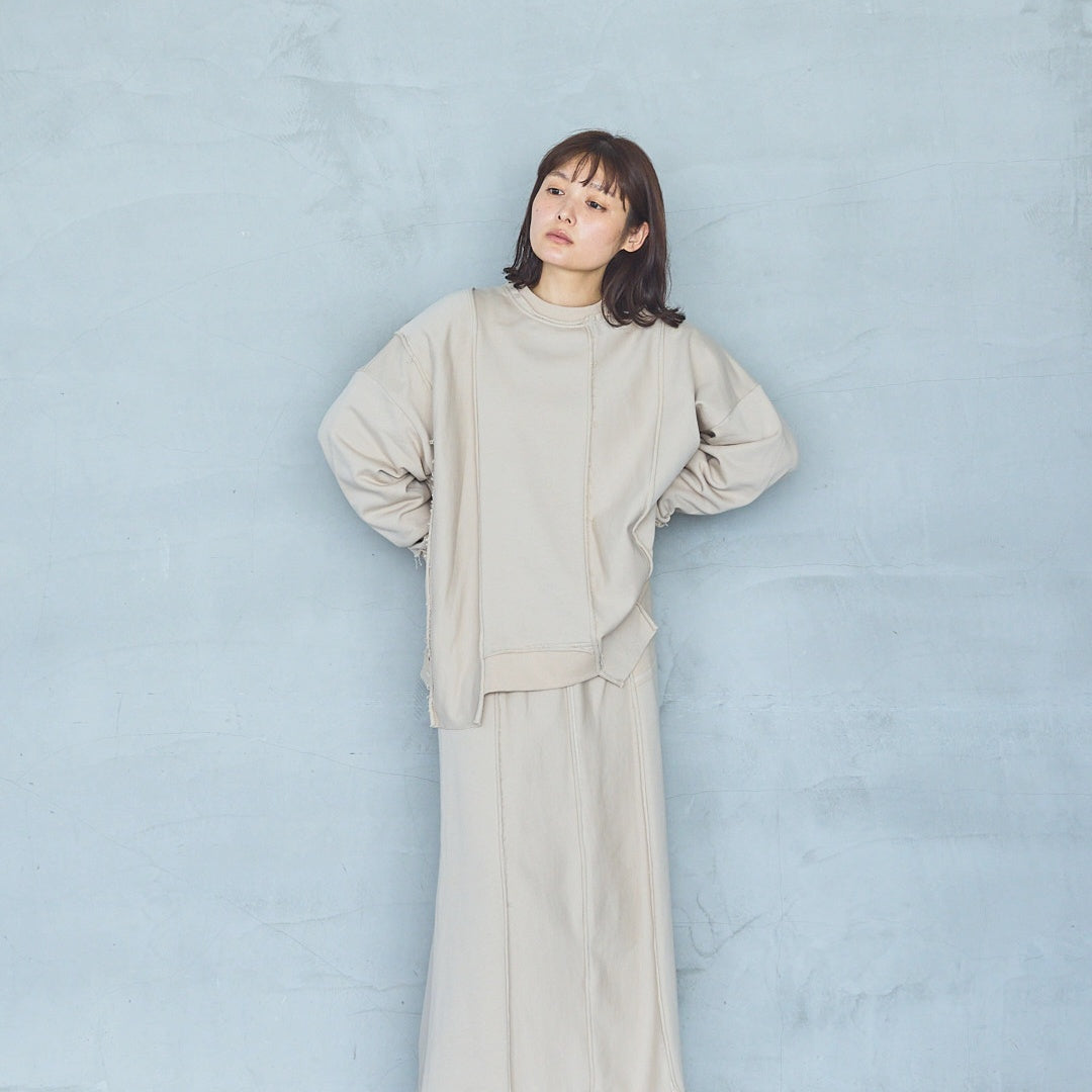 Cut-Off Jersey Pullover UNISEX