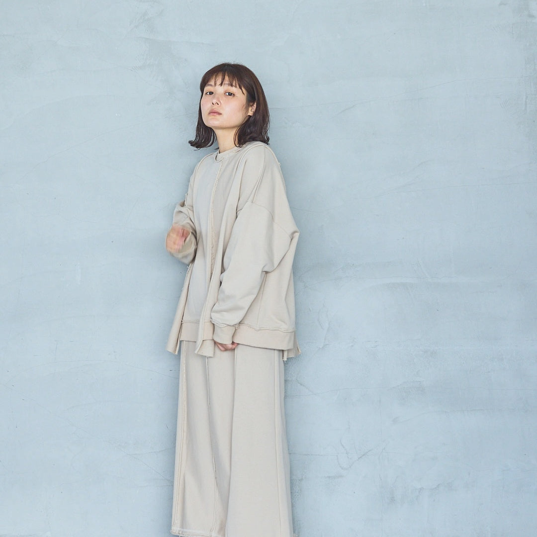 Cut-Off Jersey Skirt