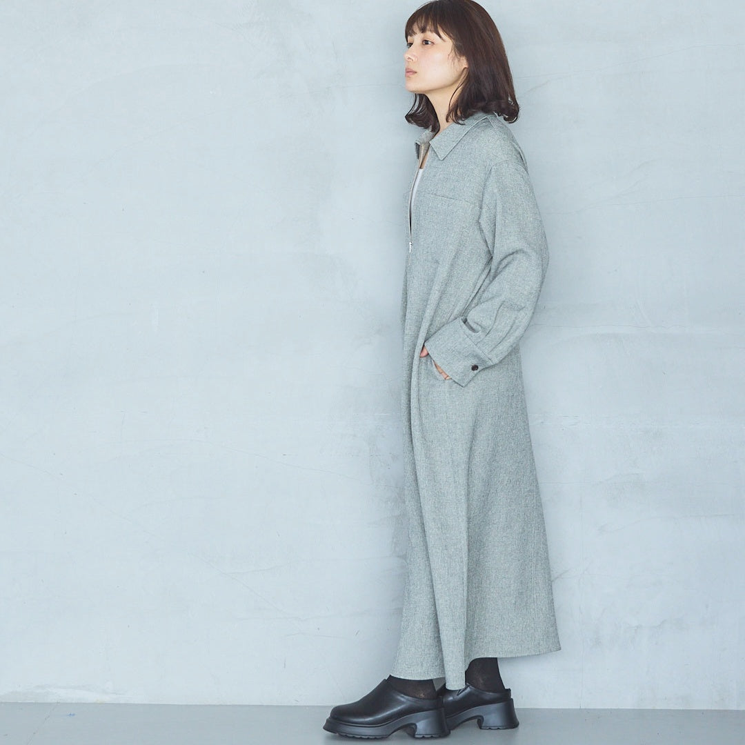 Polyester Stretch Shirt Onepiece