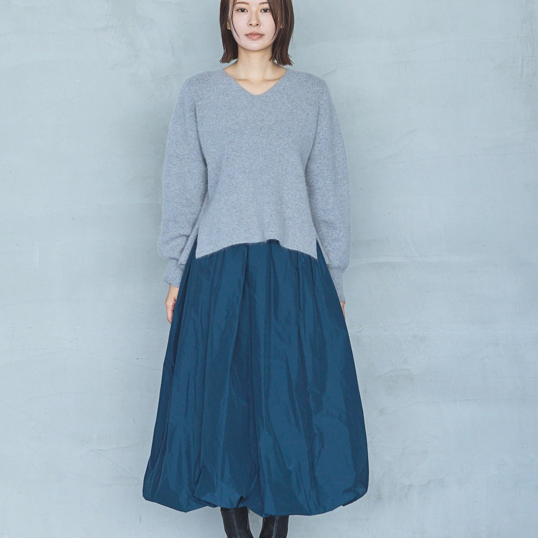12-Gauge FOX Double-Face V-Neck Knit Pullover