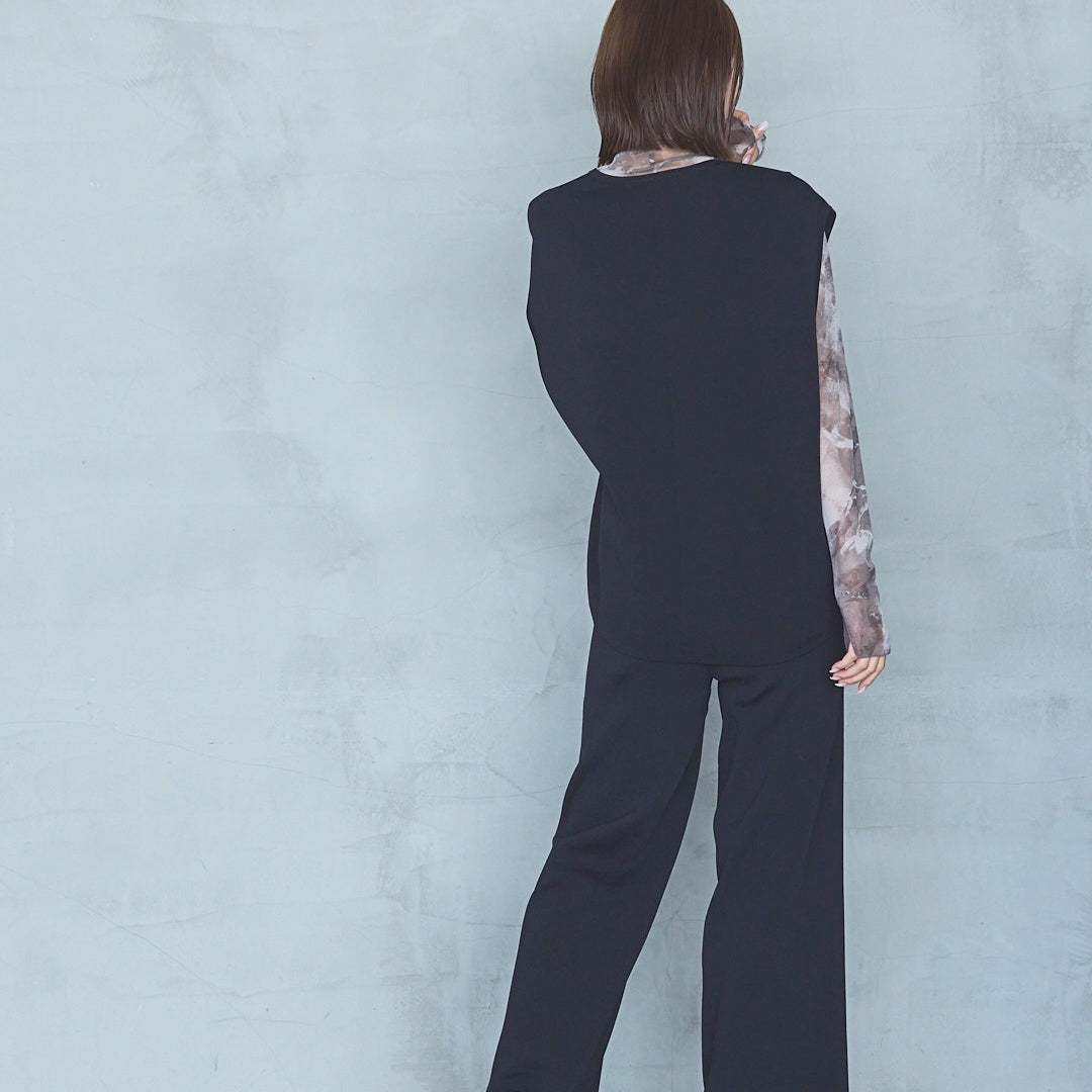 14-Gauge Rib Knit Flared Pants