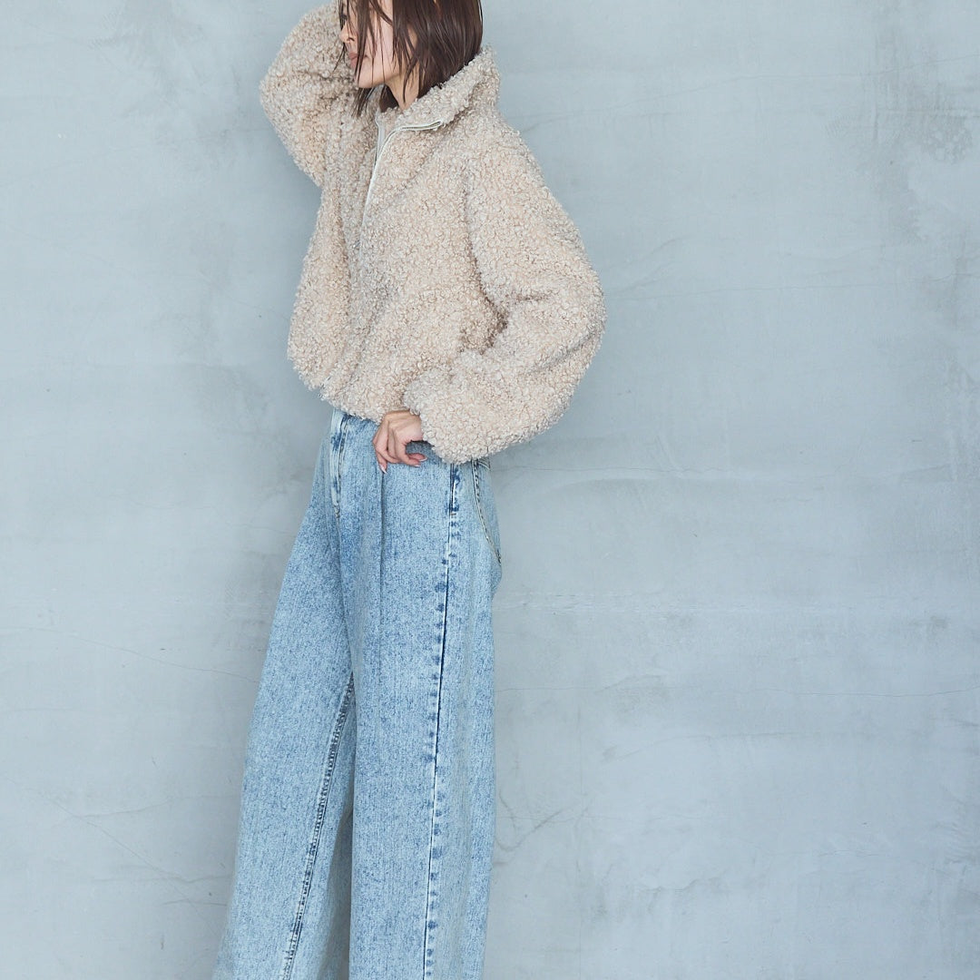 Short Faux Fur Jacket