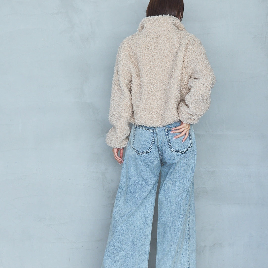 Short Faux Fur Jacket