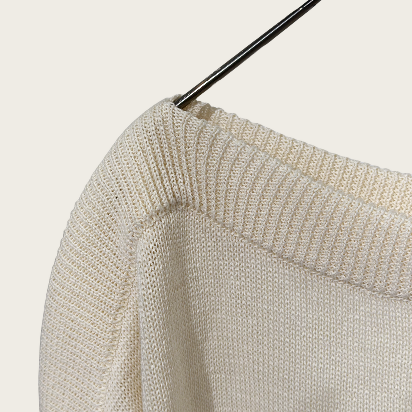 SHARLY CARN yarn cropped pullover knitted top