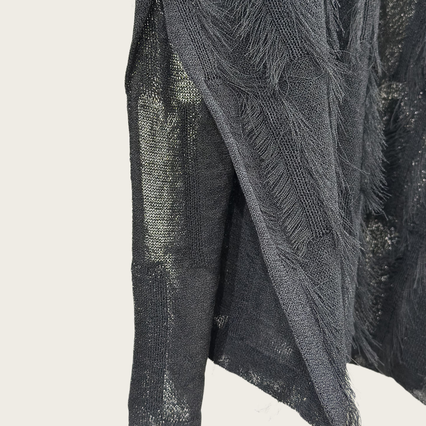 short tassel long vest