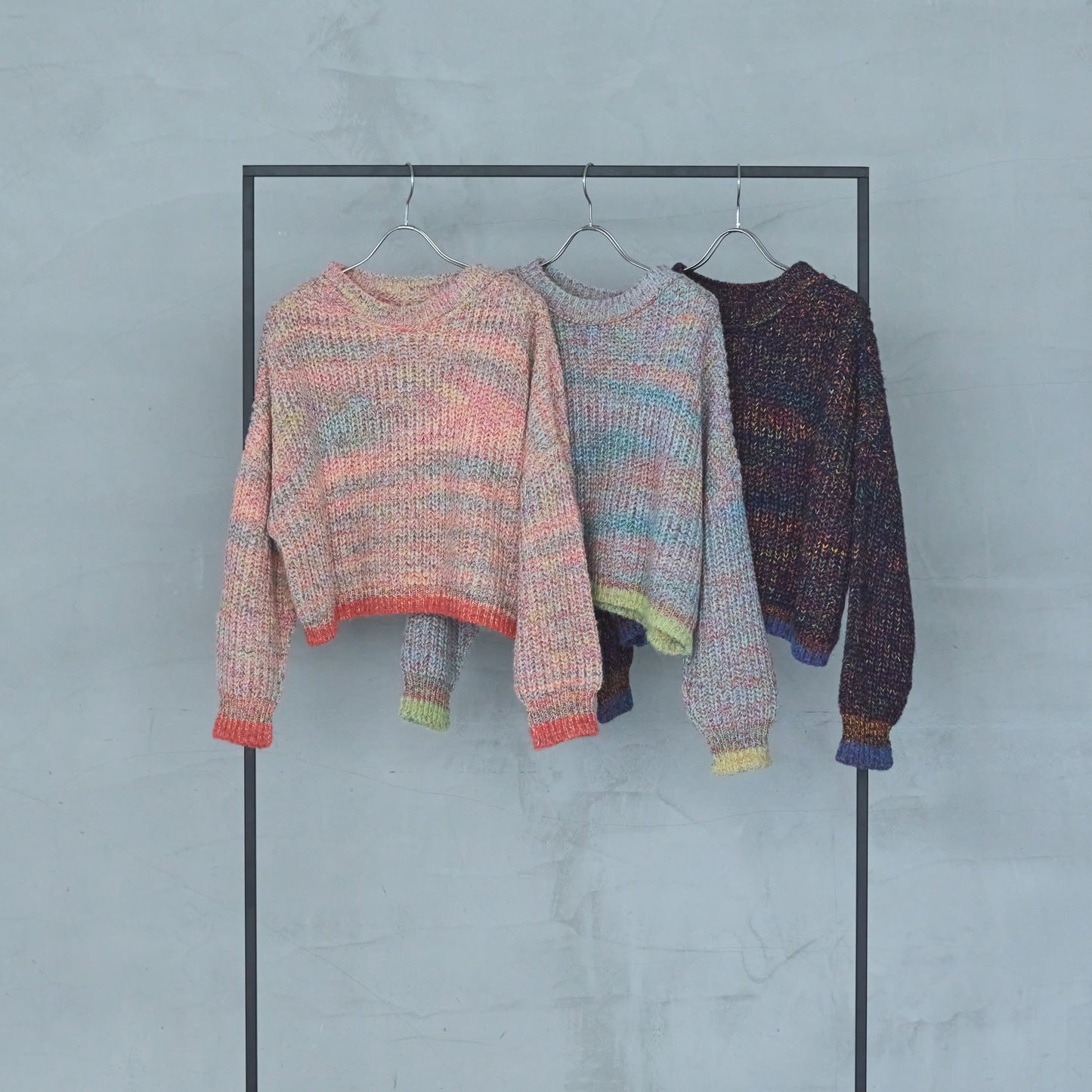 Space-Dyed Ribbed Pullover