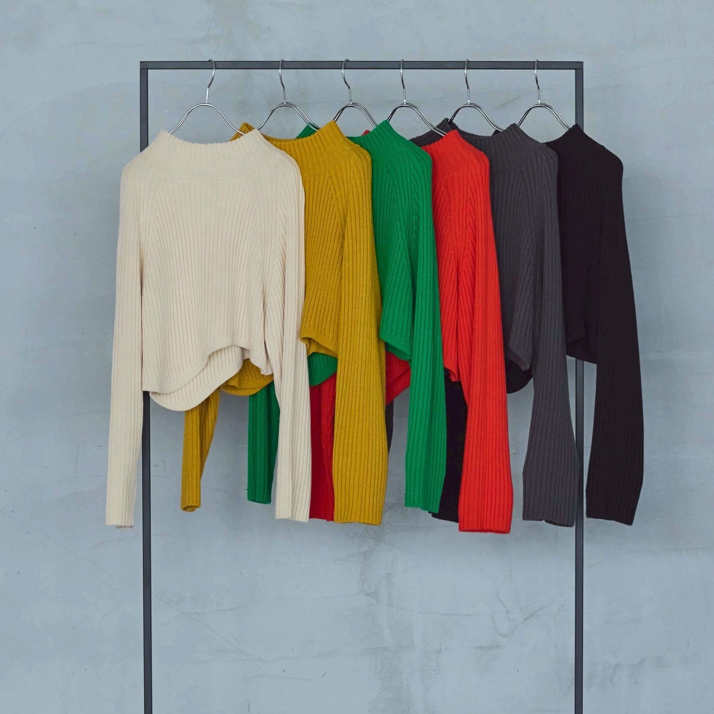 5-Gauge Asymmetric Ribbed Pullover