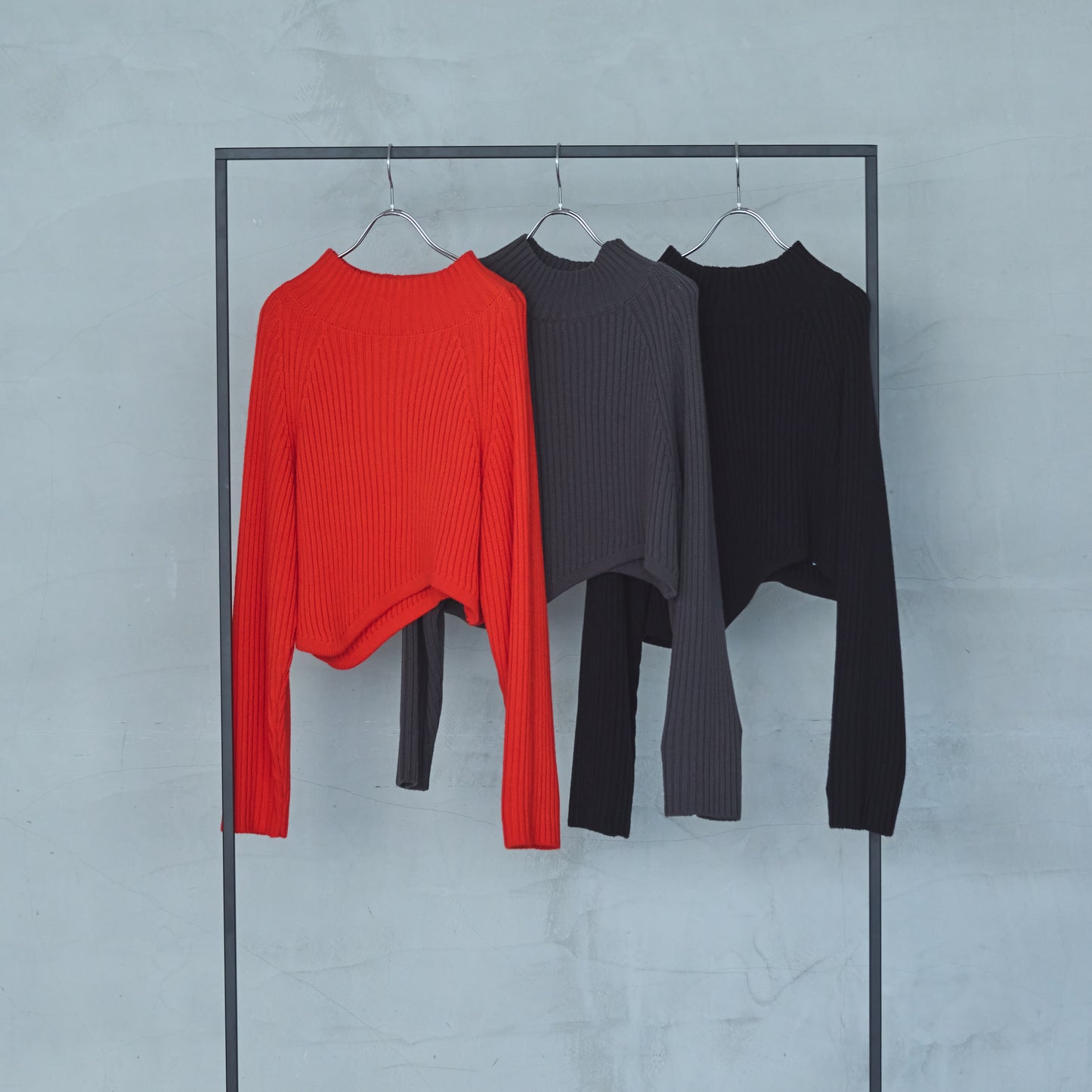5-Gauge Asymmetric Ribbed Pullover