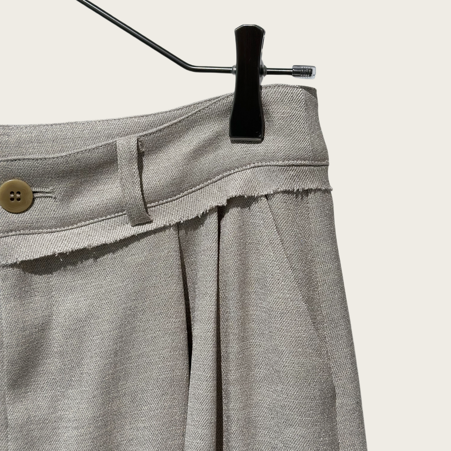 Japanese fabric Alicia Lino wide-leg casual pants