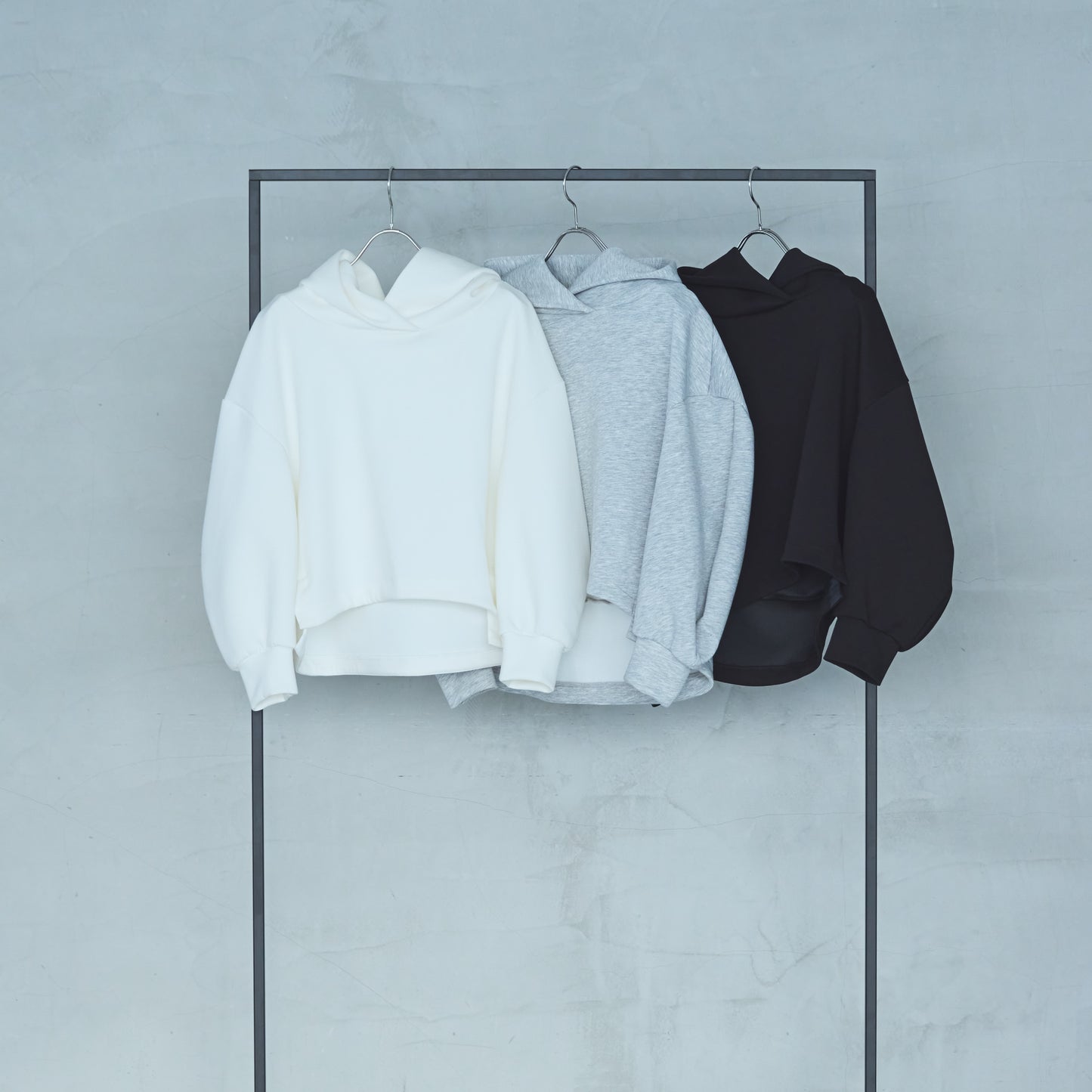 Wide Cropped Hoodie