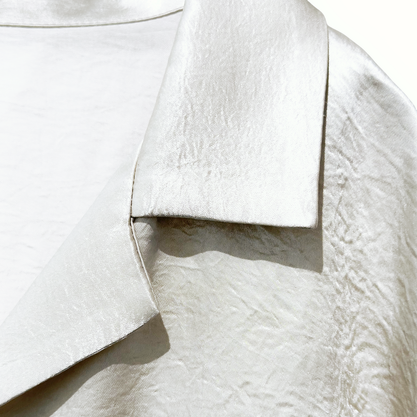 Acetate vintage satin shirt