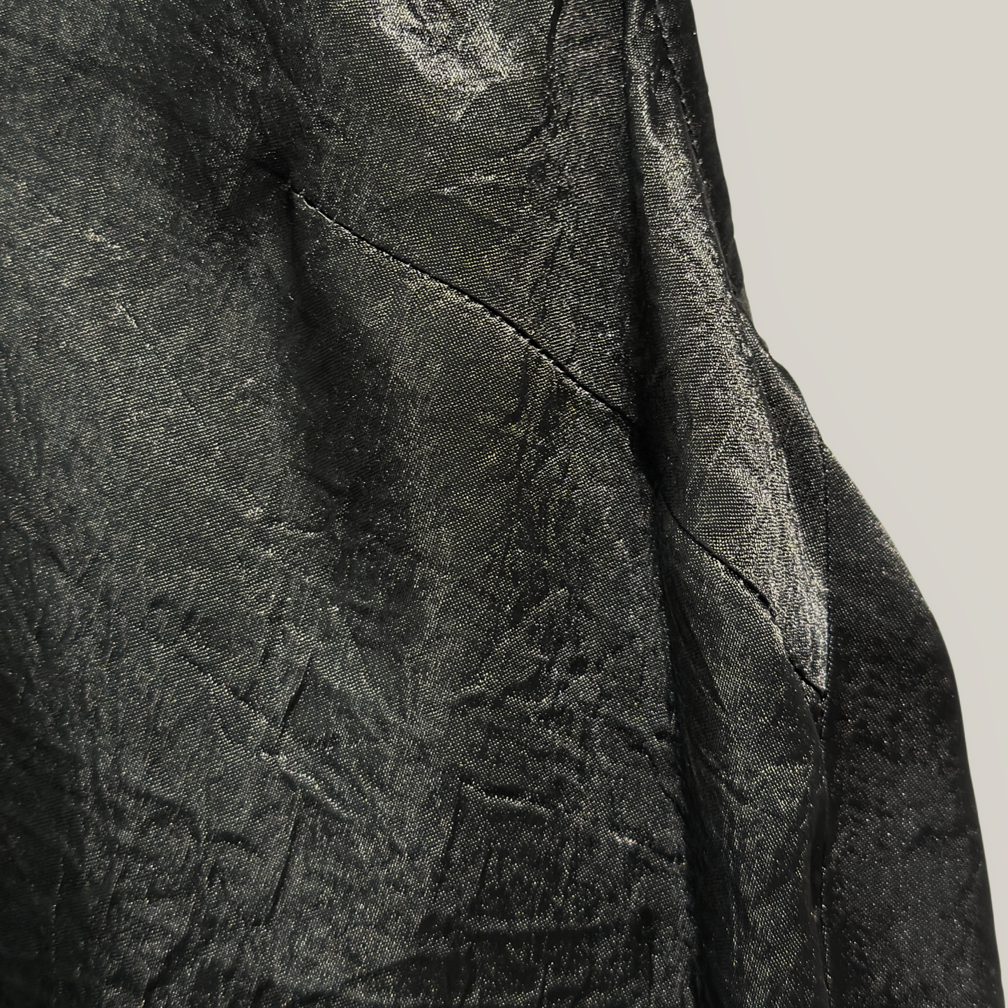 Acetate vintage satin vest