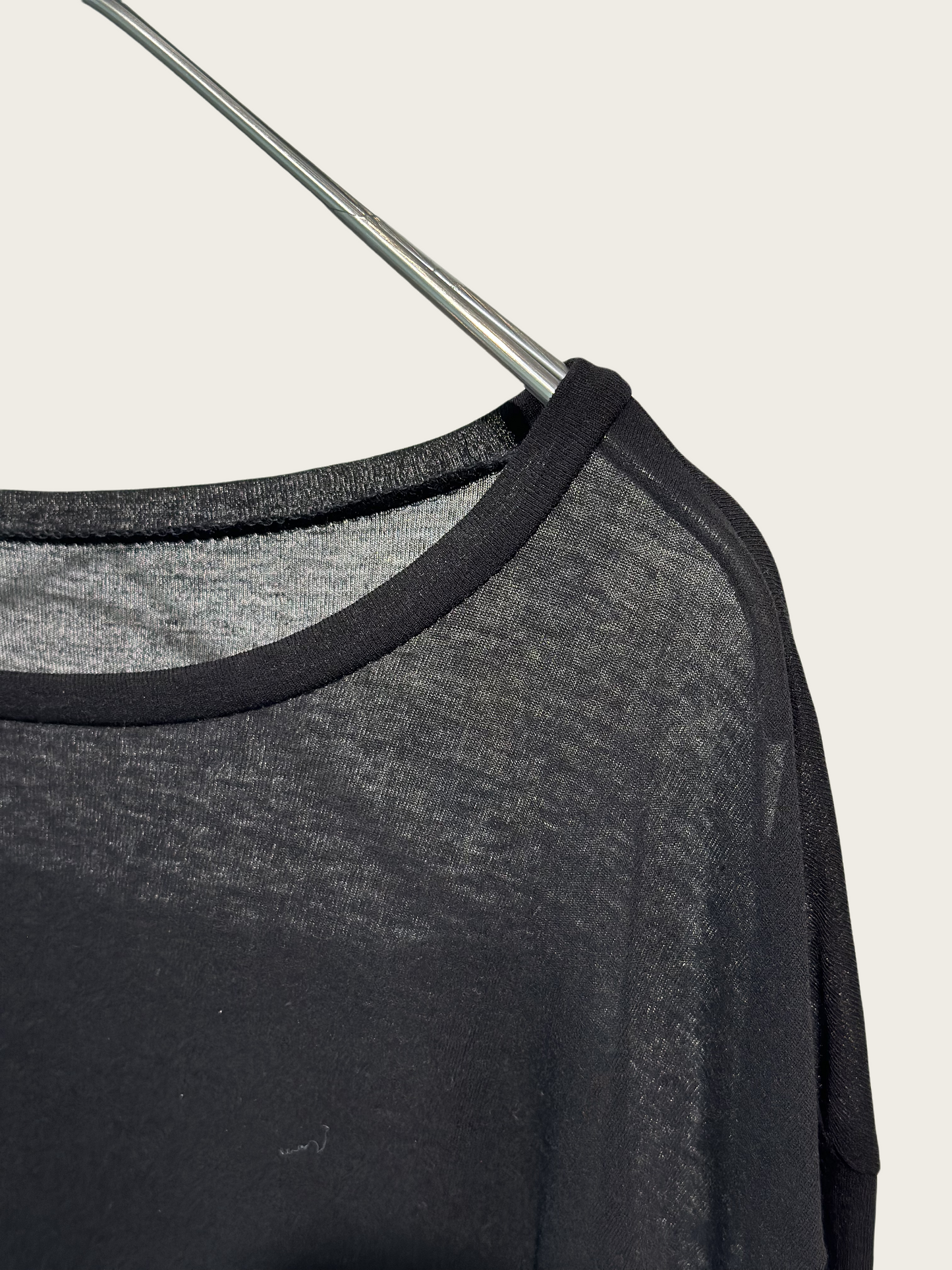 Kanade brushed transparent T-shirt