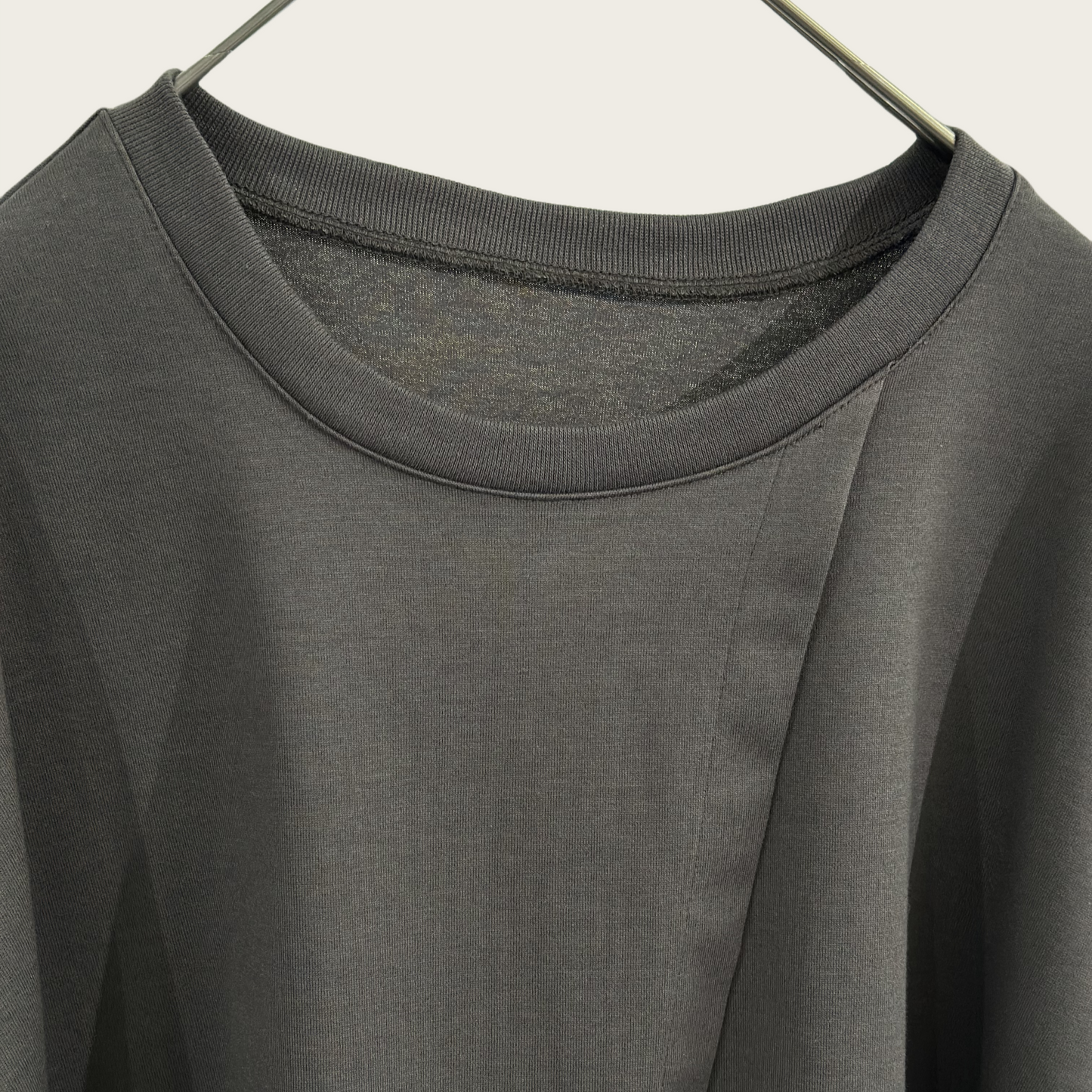 Compression front-slit pullover T-shirt