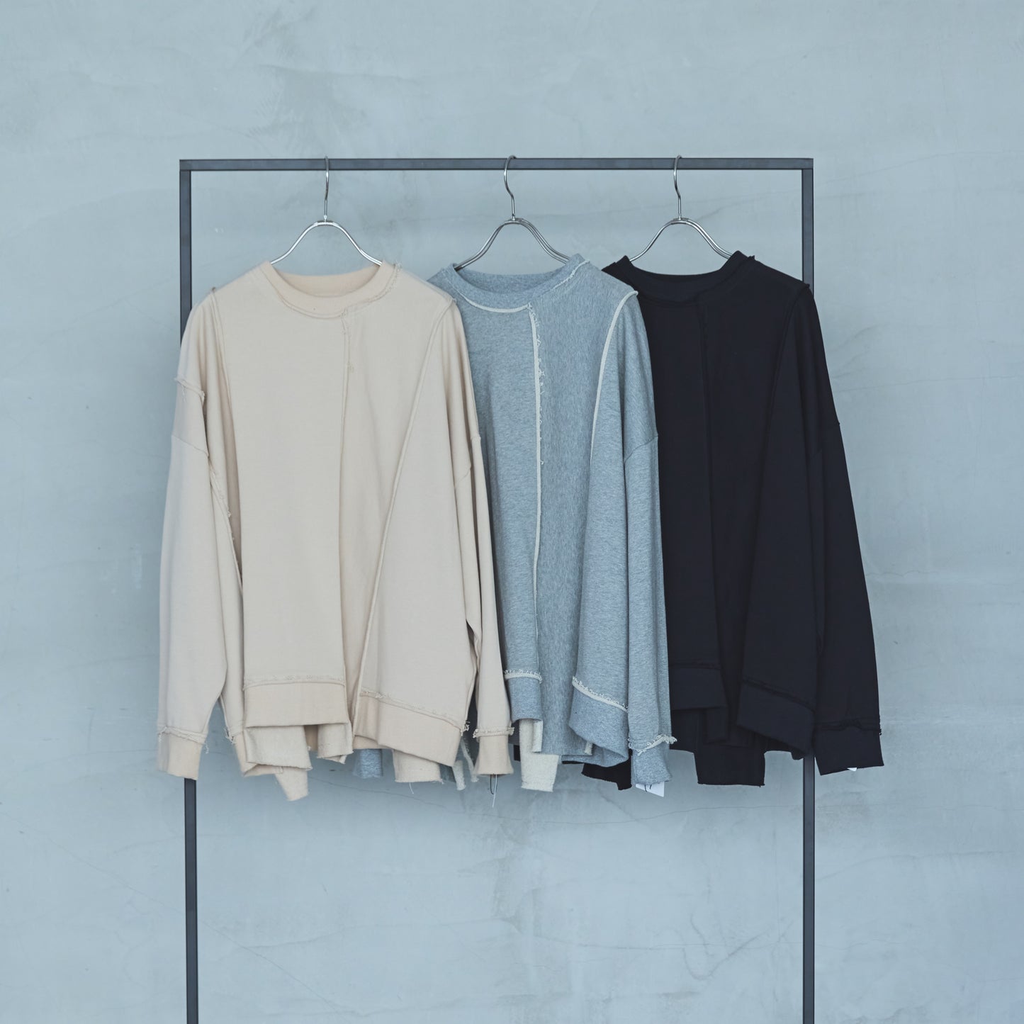 Cut-Off Jersey Pullover UNISEX