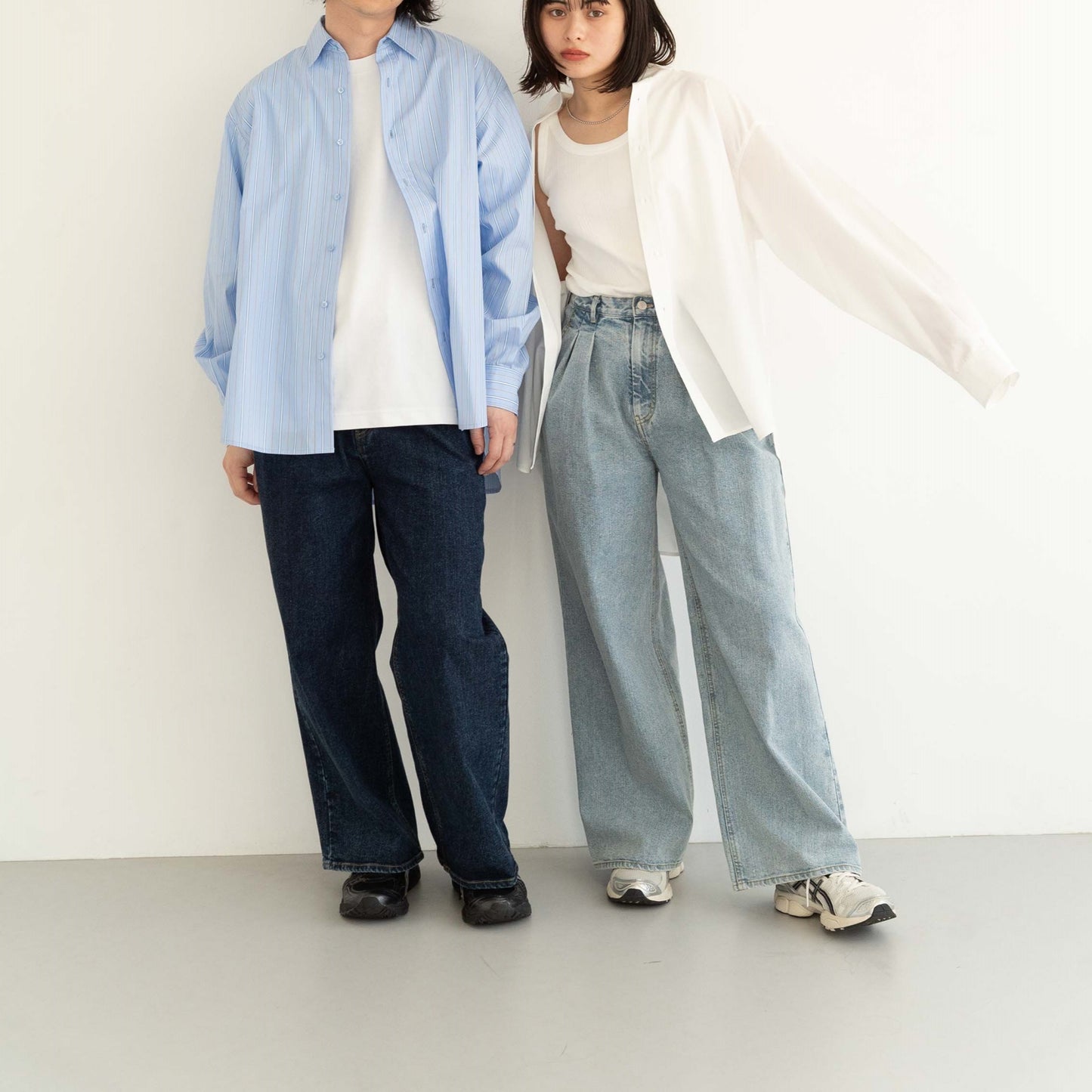 KAIHARA DENIM Baggy Pants-Unisex